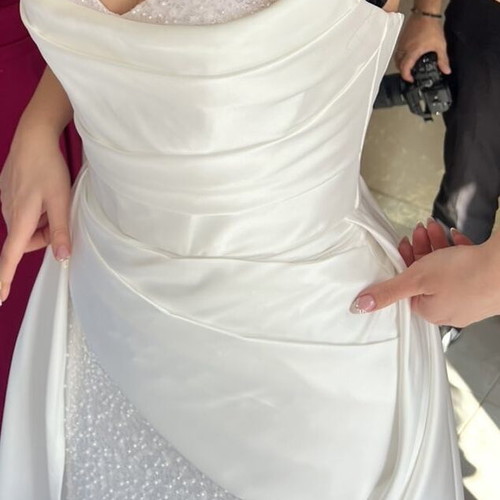 Primalicia wedding dress like new, two pieces, white