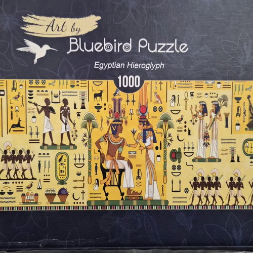 Bluebird Puzzle Egyptian Hieroglyph 1000-piece puzzle like new