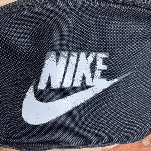 Nike waist bag used, black with adjustable strap