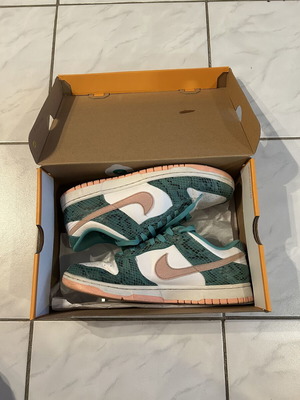 Nike Dunk Low Premium sneakers με εφέ δέρματος φιδιού μέγεθος 45 μεταχειρισμένα