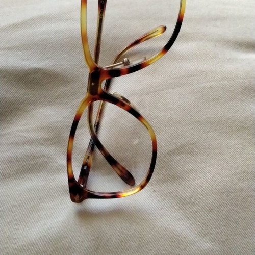 Vintage tortoiseshell square optical frame like new, Italian