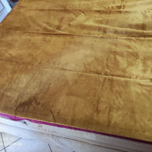 Velvet curtains used, set of 3 pieces