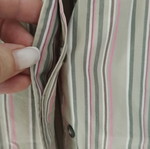 Express Design Studio women's striped shirt like new, beige and pink