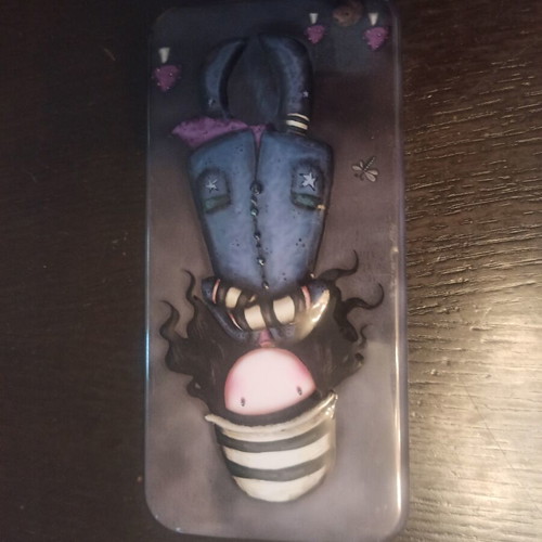 Santoro pencil case used, metal