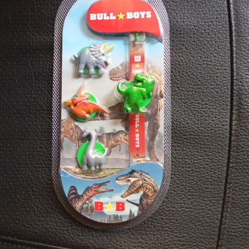 Bull Boys Children's Watch with Dinosaur Designs New
