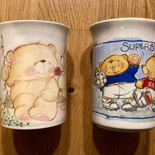 Forever Friends mugs used, set of 2