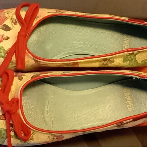 Camper Twin Ballet Mariachi & Dancers flats like new, multicolor, size 36