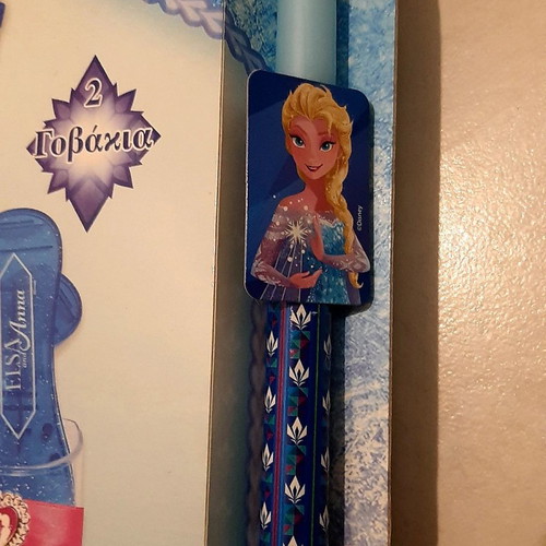 Frozen Elsa Easter Candle new with bag, shoes and markers