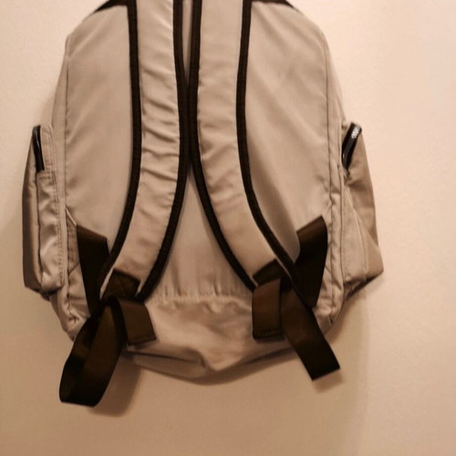 Backpack like new beige and black shoulder bag