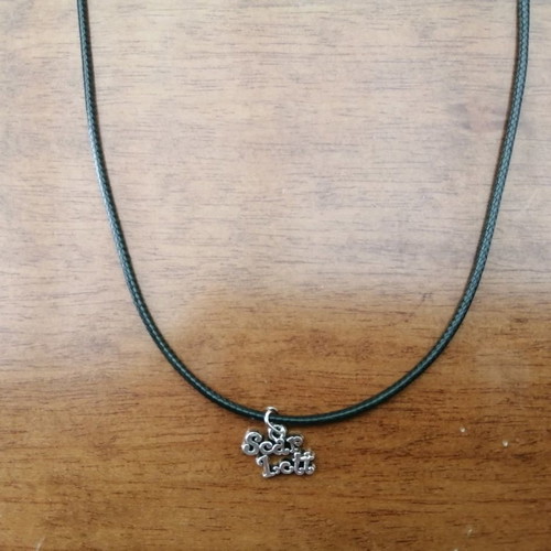 Leather pendant necklace Scarlett new