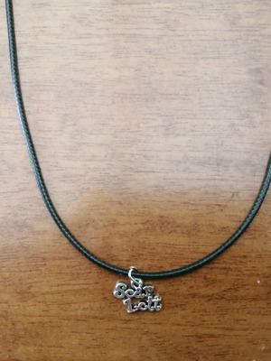 Leather pendant necklace Scarlett new