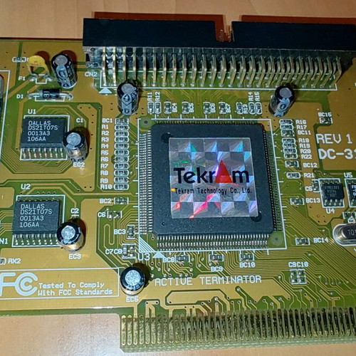 Tekram DC-315U SCSI PCI Controller used