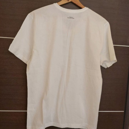 Versace men's white t-shirt with print like new, size XL