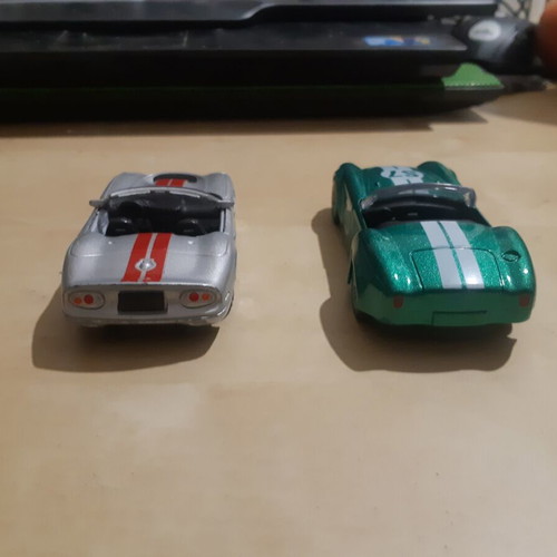 Ford Shelby Cobra Toy 1965 and Ford Shelby Toy 1998, 1/43 scale