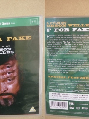 F For Fake DVD new without Greek subtitles, Orson Welles