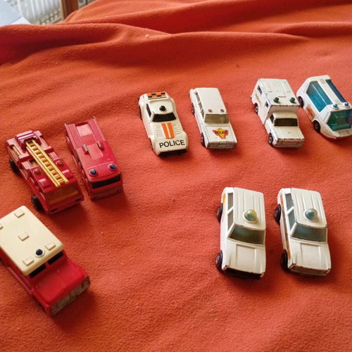 Matchbox security vehicles used, pack of 13, made in England