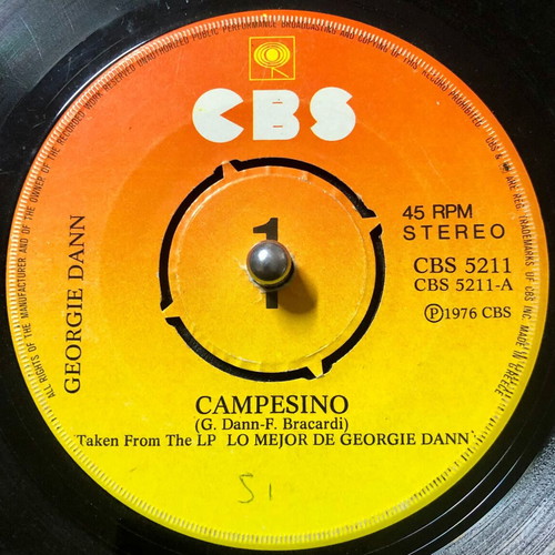 Georgie Dann Campesino vinyl used, 7"