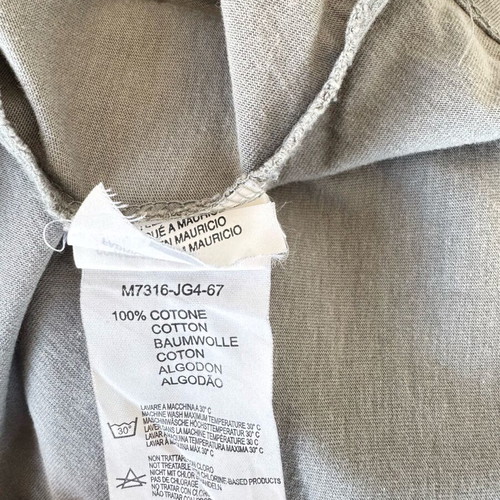 Guess T shirt medium khaki cotton like new