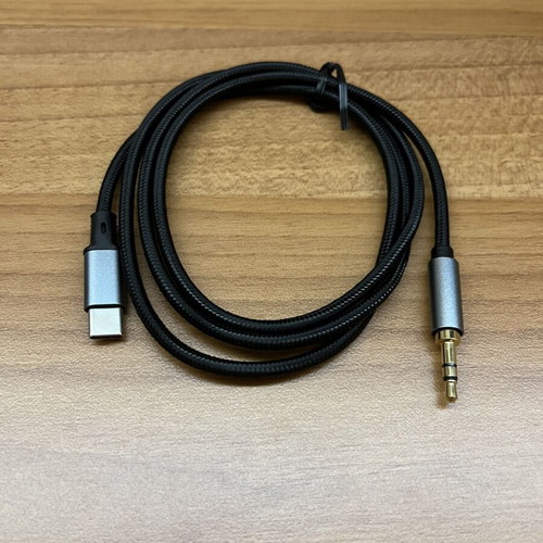 USB-C to Jack Adapter cable, 1m and 3m lengths