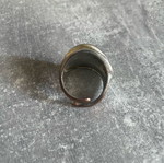 Copper ring used, silver color