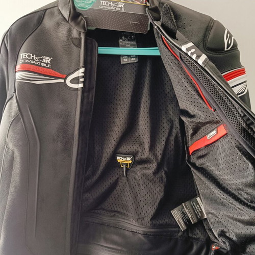 Alpinestars GP-R V2 leather jacket like new, Techair compatible, size 48