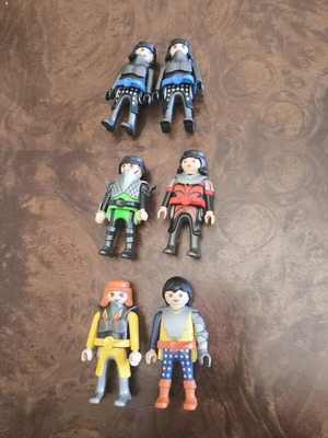 Playmobil ιππότες σαν καινούργιο, πακέτο 6 τεμαχίων
