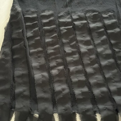 Celestino black pareo skirt for swimwear used, one size fits large