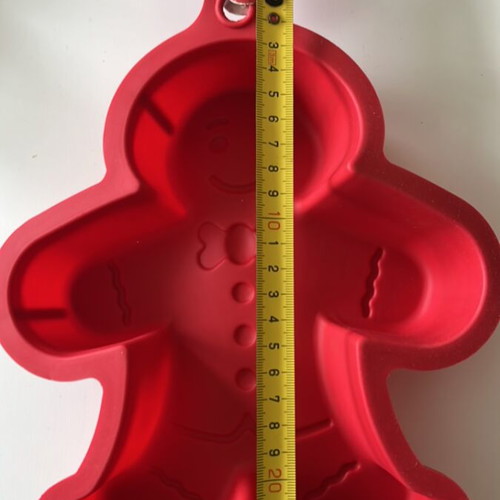 Christmas silicone cake mould red new