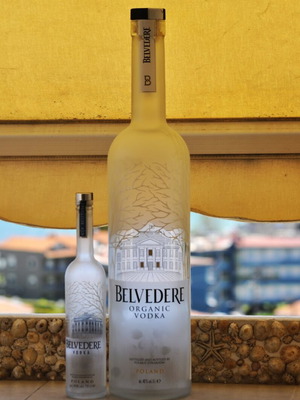 Belvedere 6lt collectible empty bottle like new