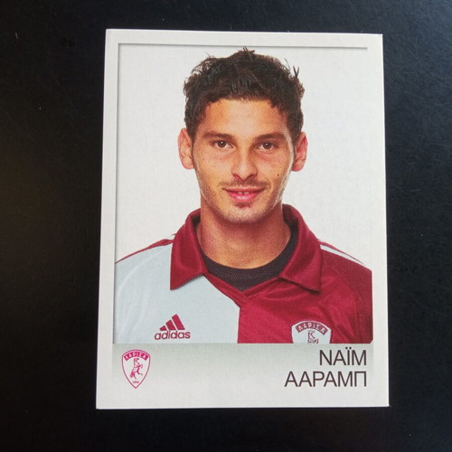 Panini Superleague Ελλάδα 2008-2009 αυτοκόλλητο Νο136 Ναΐμ Ααραμπ καινούργιο