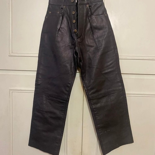 Brando leather women's pants new, size 26, black