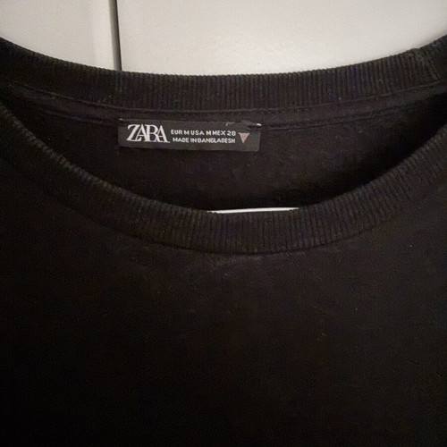Zara winter mini dress size M used, black