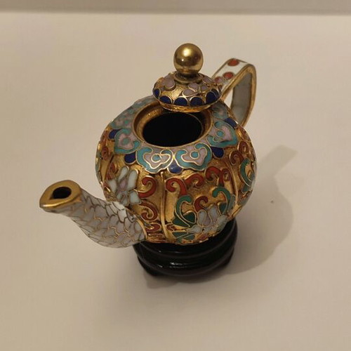 Cloisonné collection 19 pieces like new, vintage decorations