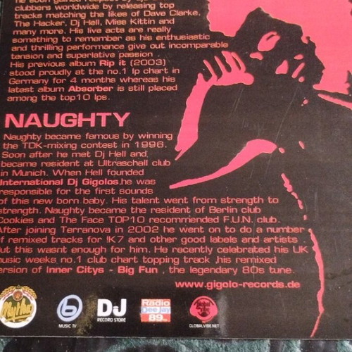 Zombie Nation Naughty Decadence 2003 Flyer like new