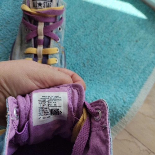Converse All Star multicolor women's shoes size 37.5