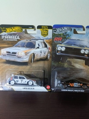 Hot Wheels Lancia Delta S4 and Lancia Rallye 037 toy cars
