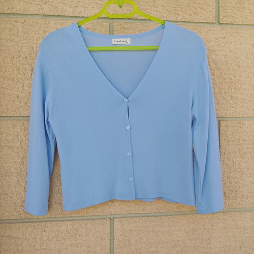 Luisa Loire women's light blue cardigan, size M/L