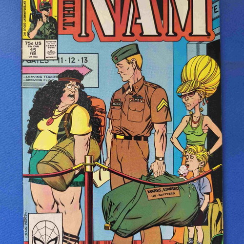 The Nam 15 comic book used, English