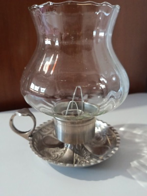 Vintage decorative candle holder like new, height 15 cm