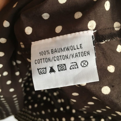 Vintage polkadot dress, M/L, cotton, like new