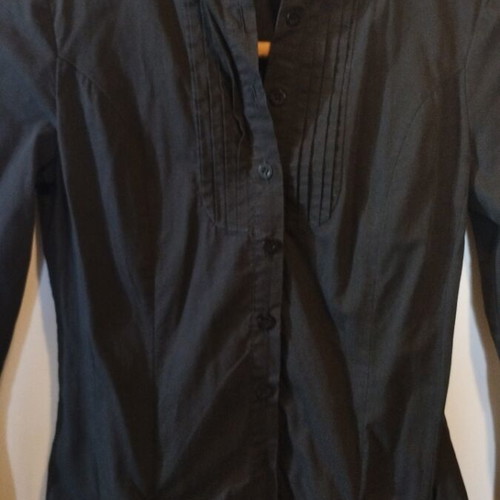 No Name women's shirt small black like new with unique cut