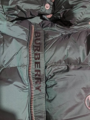 Burberry безръкавно яке като ново, синьо и зелено