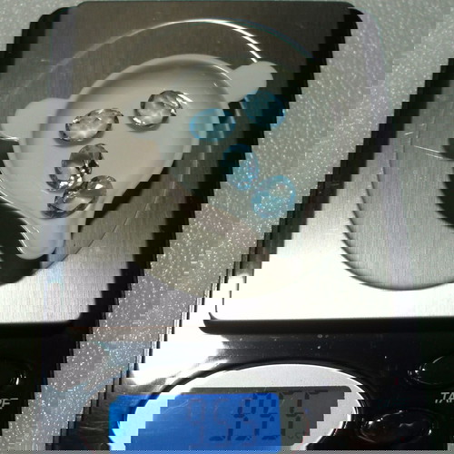 Ορυκτά Blue Topaz 4 τεμάχια συνολικού βάρους 9.55 ct