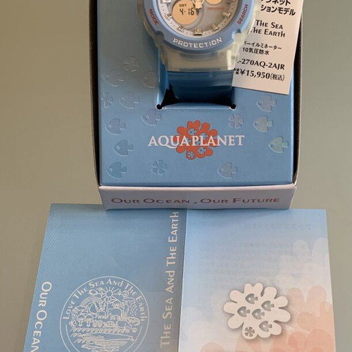 Casio G-SHOCK BGA-270AQ-2AJR Aqua Planet new collectible model ICERC 2020