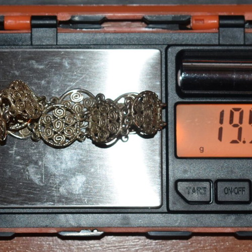 Vintage silver bracelet used