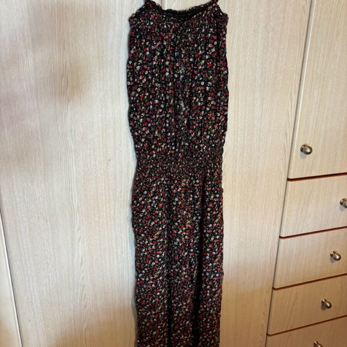 Women's one-piece used multicolor with elastic waist and legs