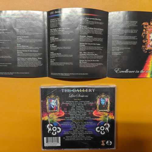 The Gallery Live Sessions 2CD like new, electronic music