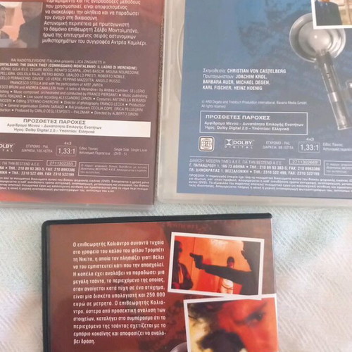 Crime DVD pack of 3 like new