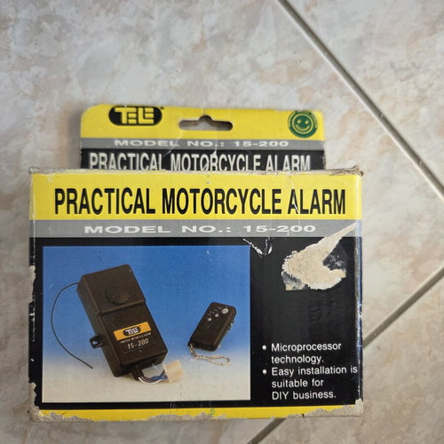 Tele Practical Motorcycle Alarm Model No. 15-200 like new
