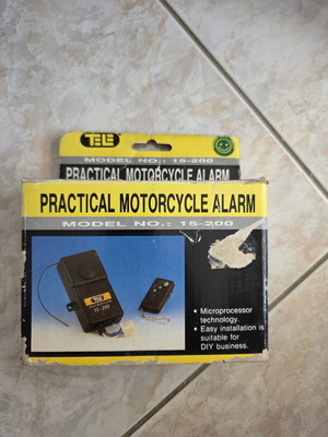 Tele Practical Motorcycle Alarm Model No. 15-200 like new